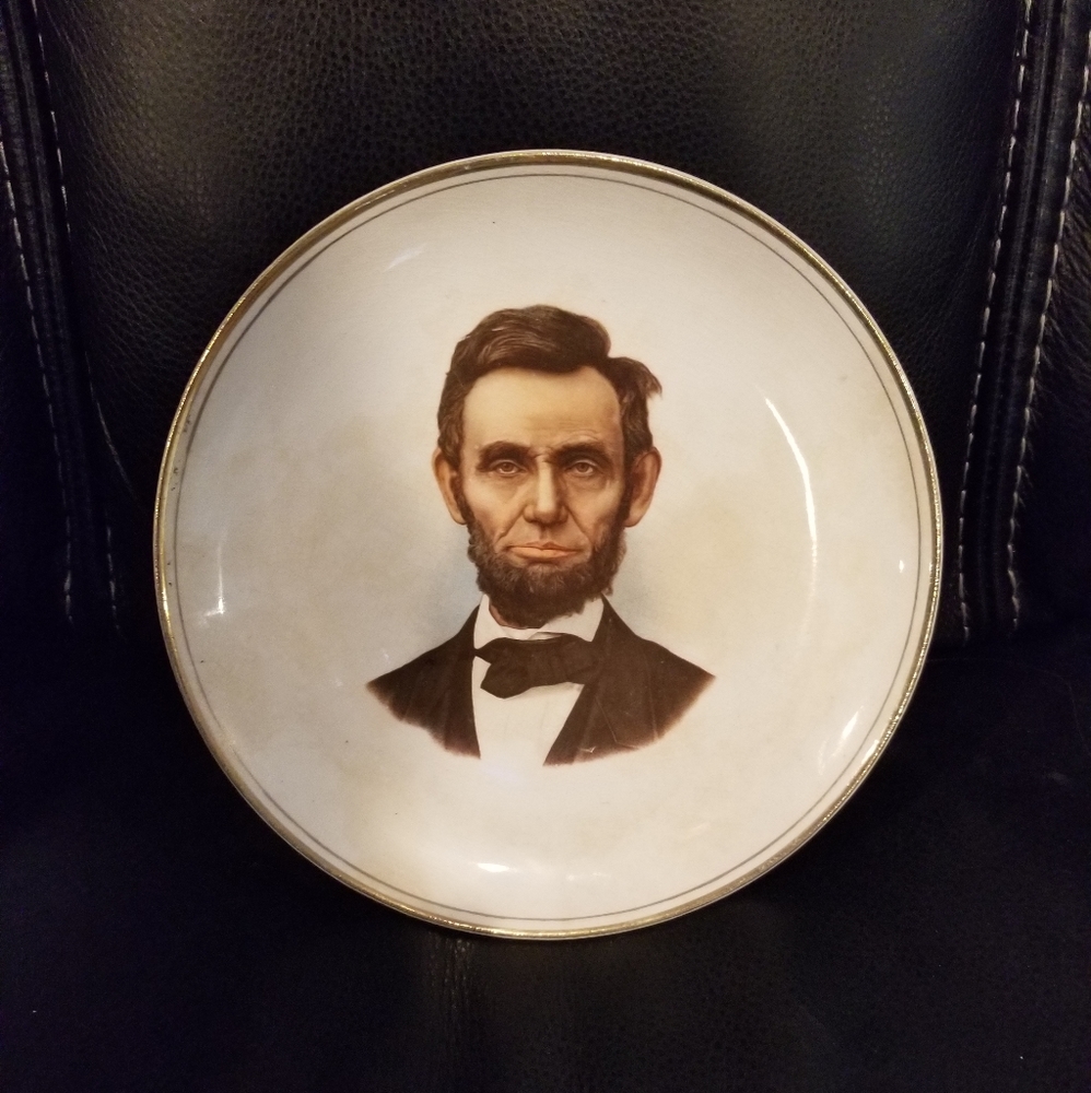 Antique Abraham Lincoln Plate